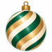 Green & Gold Swirl Ornament Door Hanger - PS-W-0346-DH-22