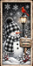 Welcome Snowman Cardinal Lamppost - PS-W-0366