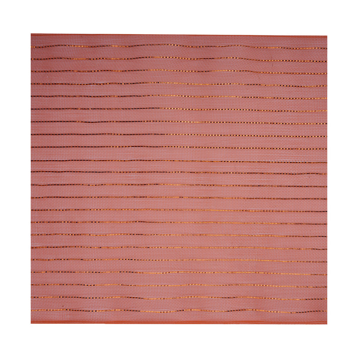 20"L X 10.5"W Fine Weave Met. Mesh Sheet 18Ea/Bg; Orange With Copper RF2692KC - DecoExchange