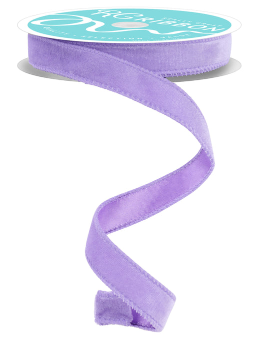 7/8"X10Yd Deluxe Velvet/Satin Backing Lavender RGE765813