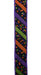 7/8"X10Yd Glitter Stripe W/Confetti Dots Black/Purple/Lime/Orange RGF7992YR