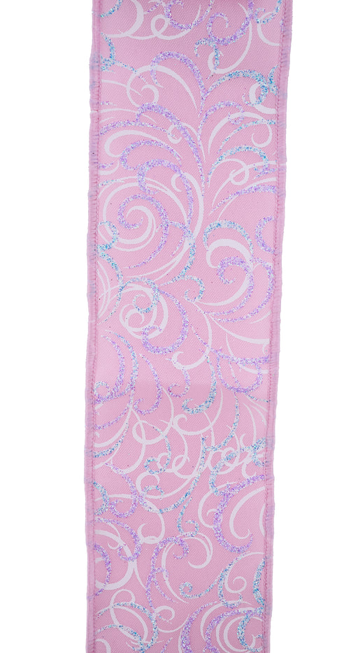 2.5"X10Yd Multi Swirls Lt Pink/Lav/Lt Blue RGH105222 - DecoExchange