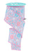 2.5"X10Yd Peppermint Stripes White/Pink/Lt Blue RGH1358RT - DecoExchange®
