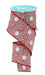 2.5"X10Yd Peppermint Stripes Lt Beige/Red/White RGH136054 - DecoExchange®