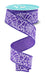 1.5"X10Yd Spider Webs Purple/White RGH138323 - DecoExchange®