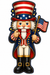 Uncle Sam Nutcracker, PS-W-0072-DH-32, 32" Door Hanger - DecoExchange®