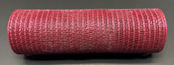Burgundy Breeze Solid Mesh, 10"X10Y XB240710-10 - DecoExchange®