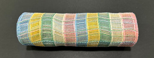 Dusty Rainbow Chex Flat Poly Mesh, 10"X10Y XB264810-02 - DecoExchange®