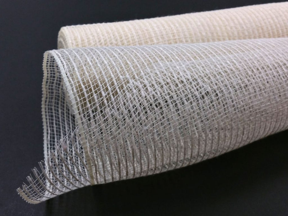 Ivory Burlap Mesh, 10"X10Y XB97410-18 - DecoExchange®