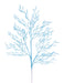 28"L Iridescent Glitter Wild Twigs Spray Lt Blue XS241714 - DecoExchange®
