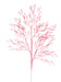 28"L Iridescent Glitter Wild Twigs Spray Coral XS241771 - DecoExchange®