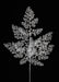 27"L Metallic Fern Leaf Spray Silver XS244326 - DecoExchange