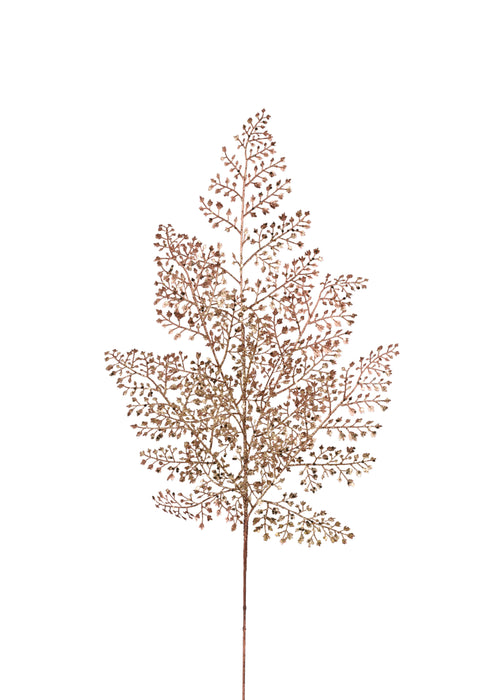 27"L Metallic Fern Leaf Spray Copper XS244367
