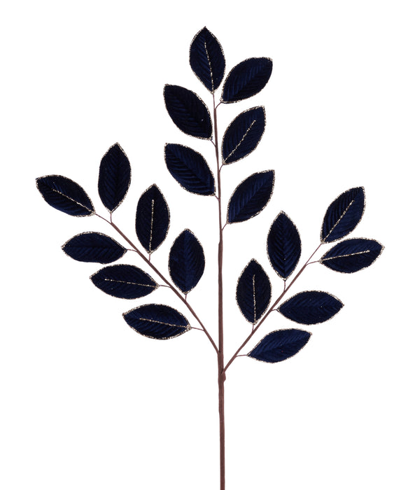 26"L Leaf Spray Midnight Blue XS252919 - DecoExchange®