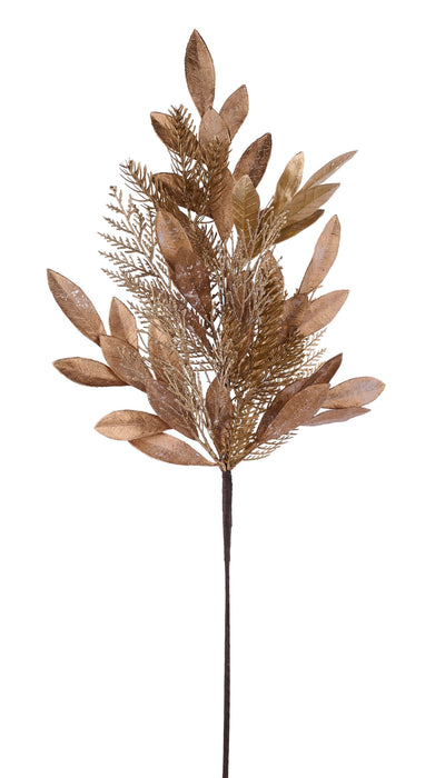 30"L Bay Leaf/Noble Fir/Cedar Spray Gold/Whitewash XV773208