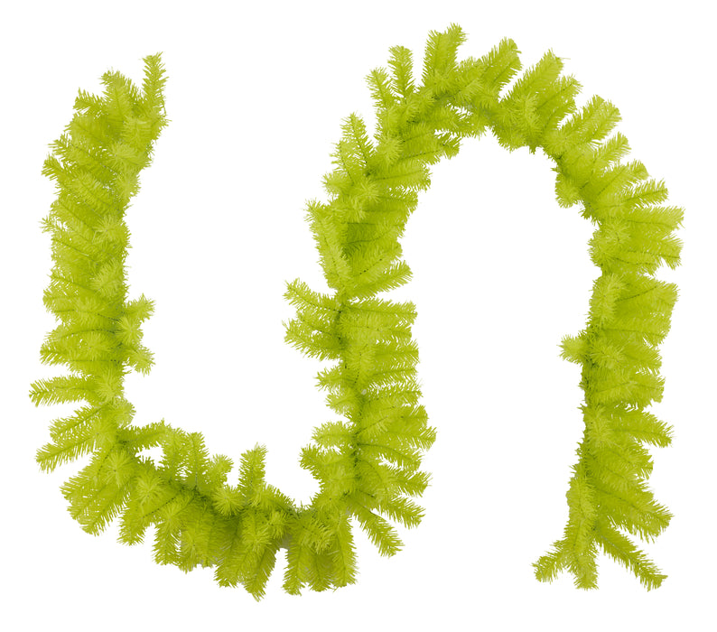 9' X 10" Pvc Garland Lime Green XX964637