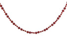 39"L Mixed Size Round Wood Bead Garland Cranberry MZ197833