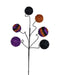 22"L V-cut Foil Horiz Stripe Ball Spray Orange/Purple/Black XS1335C1