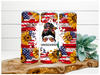 American Mom Sunflower Patriotic Tumbler, 20 oz Skinny Tumbler DECOETUMBLER-129 - DecoExchange