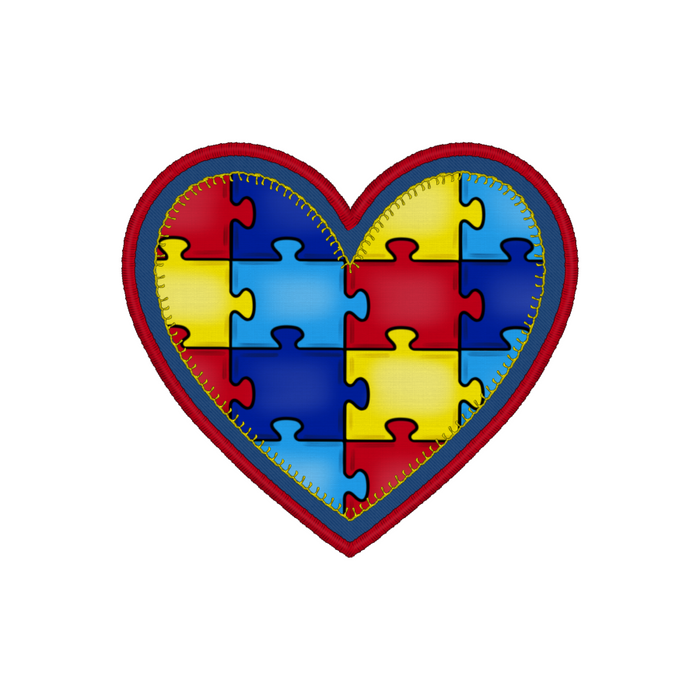 Autism Door Hanger Heart Decoe - W - 903808 - Dh 22’ Wood