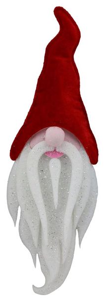 20"H x 6.25"W FOAM/VELVET Gnome Red/White XN4201