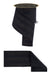 4"X10Yd Vert Glitter Stripe/Fused Black LX330602 - DecoExchange®