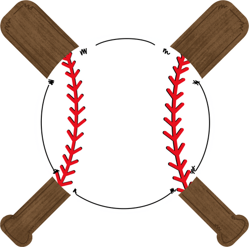 Baseball Door Hanger Sports Wood Sign Decoe-W-415 22