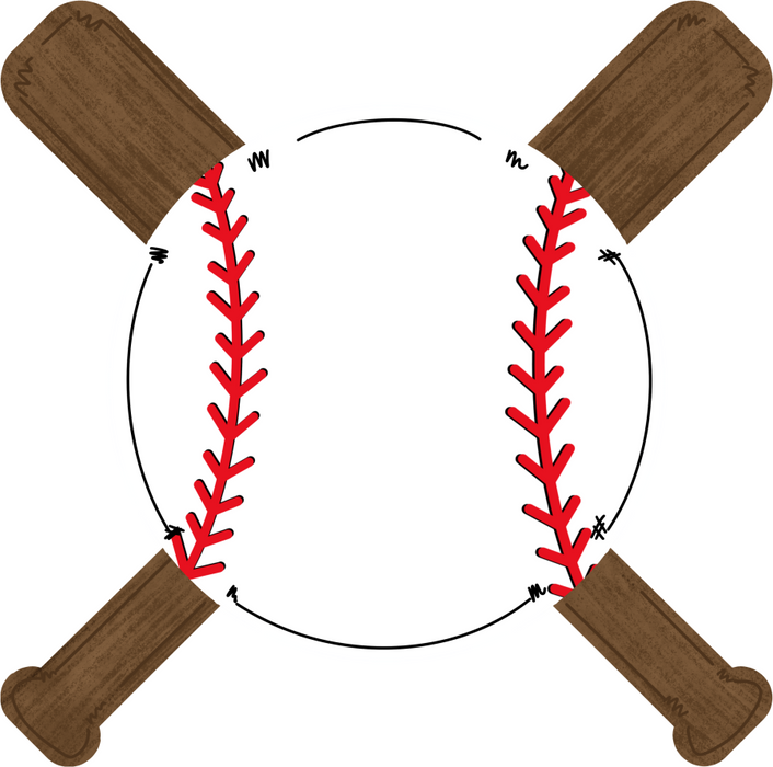 Baseball Door Hanger Sports Wood Sign Decoe-W-415 22