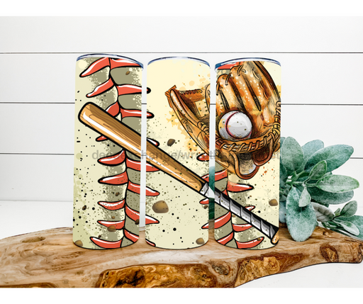 Baseball Tumbler, 20 oz Skinny Tumbler DECOETUMBLER-188 - DecoExchange