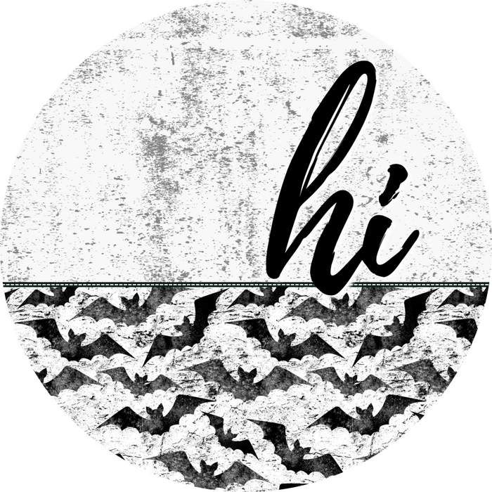 Bat Door Hanger Dco-01627-Dh 18’ Round Wood