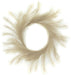 26"DIA Fabric Grass Plume Wreath Natural FG601618