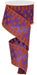 2.5"X10YD Dots and Stripes on Satin Purple/Orange RG01460CY