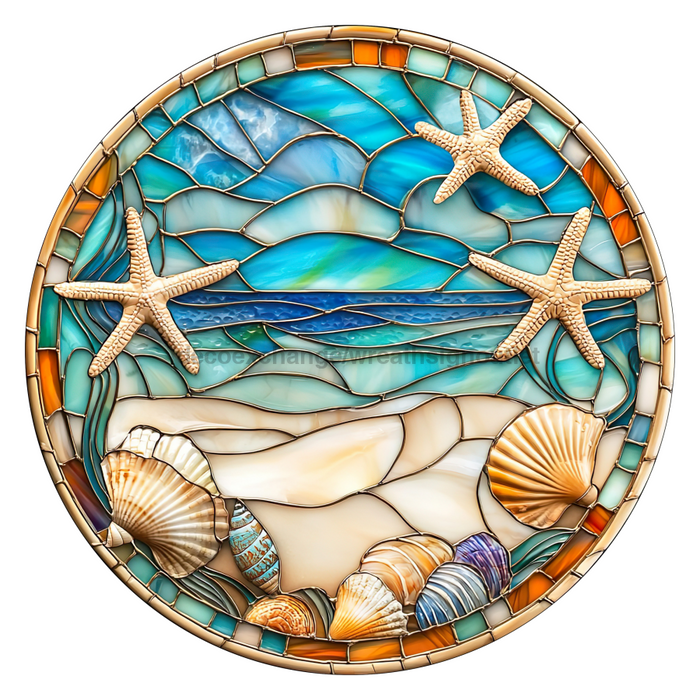 Beach Sign, DCO-102711-D, Sign For Wreath, 18" Door Hanger