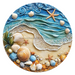 Beach Sign, DCO-102720, Sign For Wreath, 10" Metal Sign