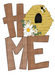 Bee Home Door Hanger Tww-W-0014 30’ Wood 22’