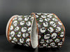 Blk Stn/Prp-Org-Lm Dots/Wht Skulls 2.5’X10Y 51411-40-19 Ribbon