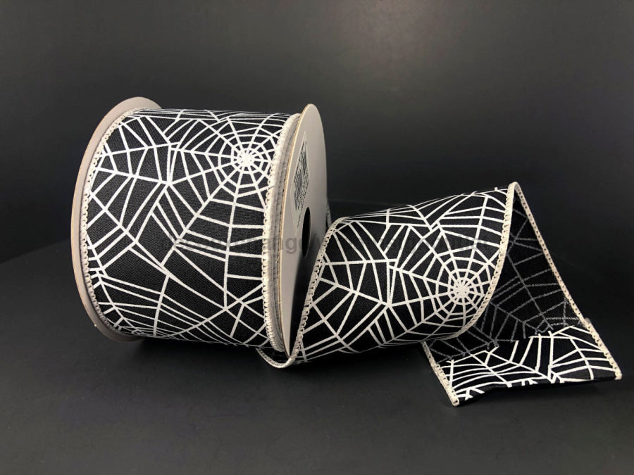 Blk Stn/Spider Webs, 2.5"X10Y 51007-40-21 - DecoExchange®