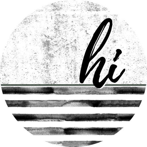 Black Stripe Door Hanger Dco-01620-Dh 18’ Round Wood