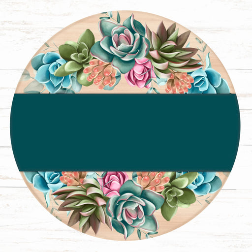 Blank Succulent Customize Your Own Sign Wood Sign Cr-137-Dh 18 Door Hanger 22