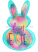 Blue Easter Bunny Door Hanger Tww-W-0009 22’ Wood