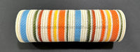 Blue-Orange-Moss-Yellow Fall Stripe Mesh 10’’X10Y XB253210-05 Mesh