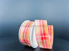 Blush-Mint-Wht Kennedy Plaid 1.5’’X10Y 42420-09-23 Ribbon