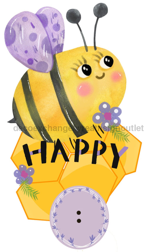 Bow Backer Bee Wood Sign Bb-W-0047 13 Wreath