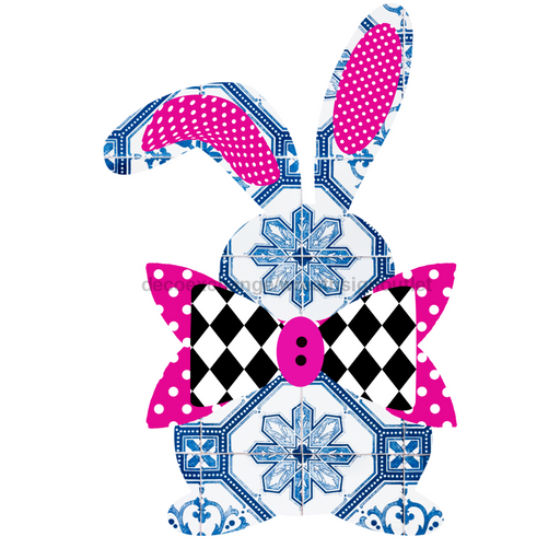 Bow Backer Easter Wood Sign Bb-W-0112 13’ Wreath