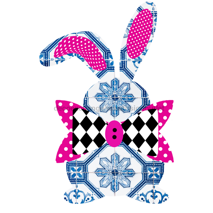 Bow Backer Easter Wood Sign Bb-W-0112 13’ Wreath