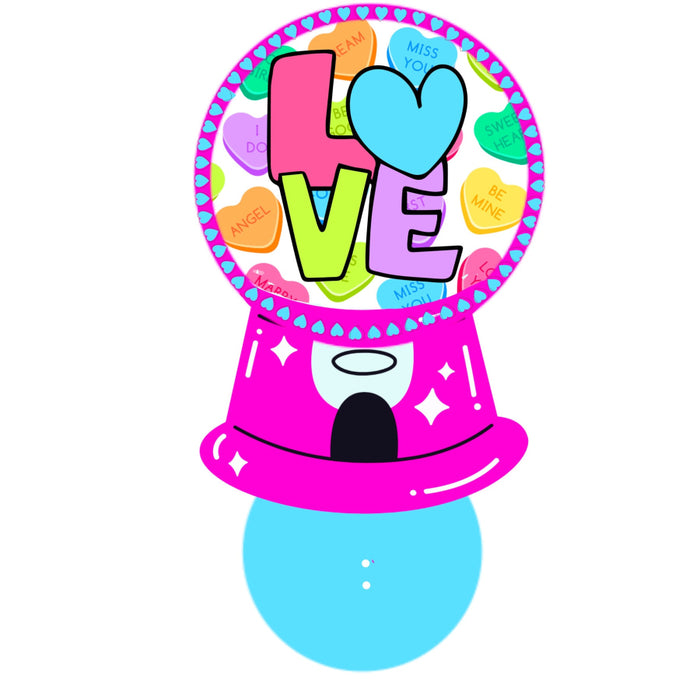 Bow Backer Gumball Wood Sign Bb-W-0069 13’ Wreath