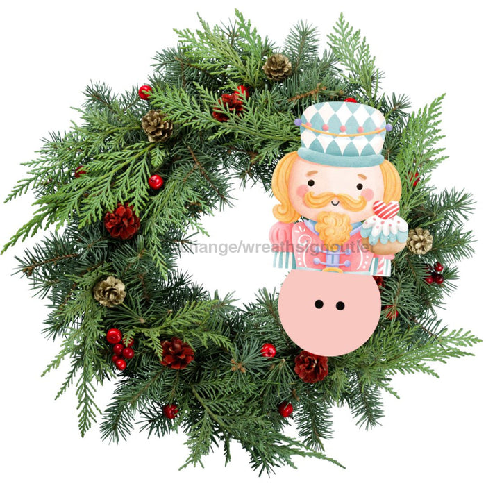 Bow Backer Nutcracker Wood Sign Bb-W-0001 13 Wreath