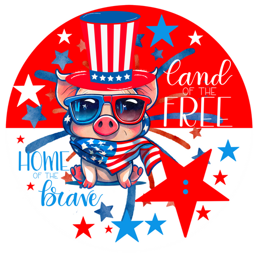 Bow Backer Patriotic Wood Sign Bb-W-0077 13’ Wreath