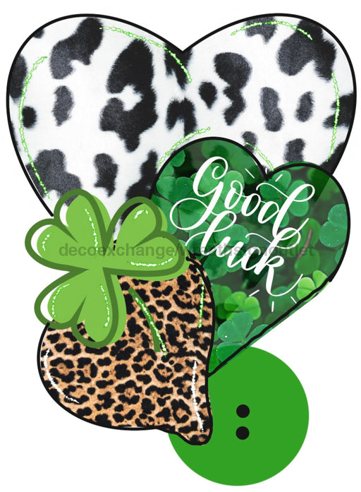 Bow Backer St Patricks Day Wood Sign Bb-W-0037 13 Wreath