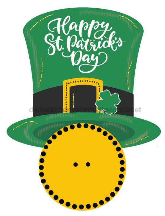 Bow Backer St Patricks Day Wood Sign Bb-W-0038 13 Wreath